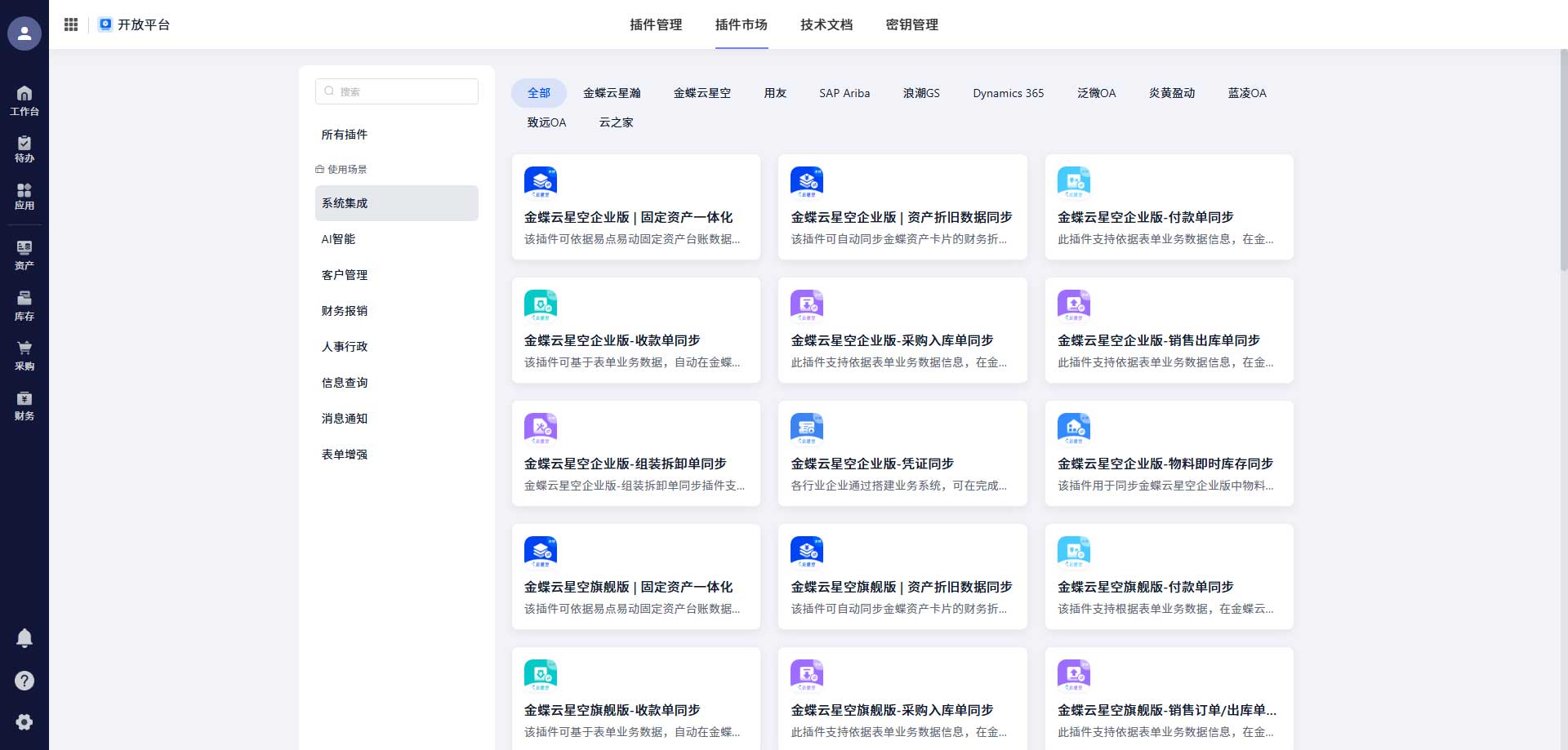 开放平台ERP集成